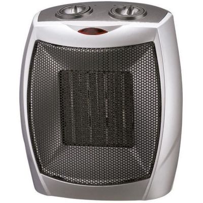 PROFILE Chauffage céramique Jugo IP20 - 1500 W - Gris et noir