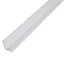 Profilé de carrelage intérieur PVC auto-adhésif arrondi Diall blanc L.250 x l. 1.74 x Ep. 0,14 cm