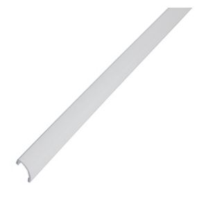 Profilé de carrelage intérieur PVC auto-adhésif courbé Diall blanc L.250 x l. 1.94 x Ep. 0,1 cm
