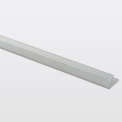 Profilé de finition en U en aluminium pour sol , décor métal mat GoodHome 10,5 x 930 mm