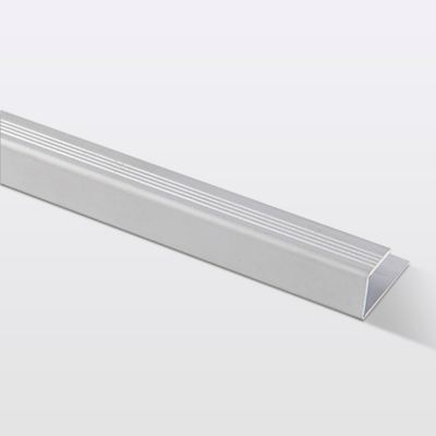 Profilé de finition en U en aluminium pour sol , décor métal mat GoodHome 8,5 x 930 mm