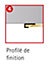 Profilé de finition H.255 x 1,7 cm, aluminium, chrome, Schulte Deco Design