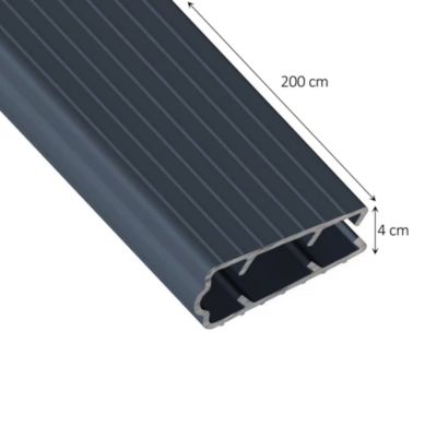 Profilé de finition occultant gris 2ml
