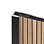 Profilé de finition pour panneaux muraux Schulte DécoDesign noir