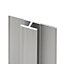 Profilé de jonction H.255 x 3,3 cm, aluminium, argent, Schulte Deco Design