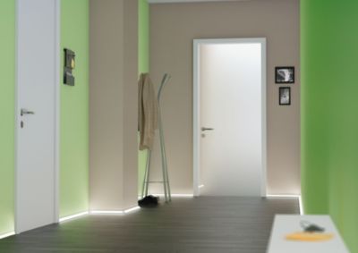 Profilé de strip LED Delta Paulmann IP20 Alu, Satiné L.1 m x P.2 cm x H.2 cm