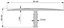 Profilé de transition intérieur Diall droit aluminium effet chromé poli L.2,5m x l.2,6cm x ep.11mm