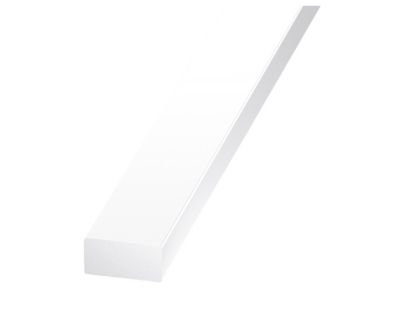 Profilé rectangulaire CQFD PVC Blanc