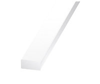 Profilé rectangulaire PVC Blanc