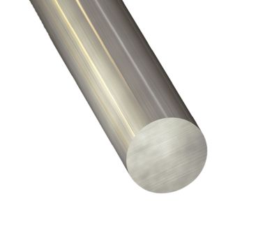 Profilé rond aluminium neutre Ø8 cm, L. 2 m CQFD