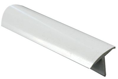 Profilé T PVC blanc 25 x 18 mm, 2 m