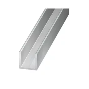Profilé U aluminium brut 15 x 10 x 15 x 1,5 mm, 2 m