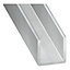 Profilé U aluminium brut 20 x 15 x 20 mm, 2 m