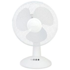 PROFILE - Ventilateur de table 30cm 45 watts 3 vitesses blanc