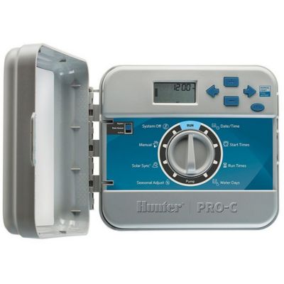 Programmateur 4 stations montage extérieur Hunter PC-401-E