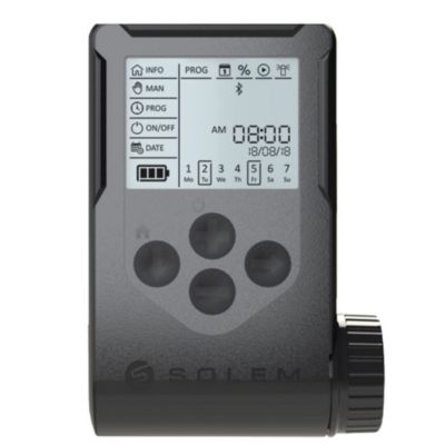 Programmateur d'arrosage à pile bluetooth 6 stations Solem WOOBEE-6