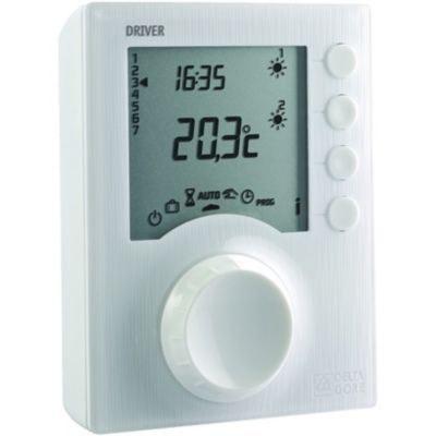 PROGRAMMATEUR DE 1 À 2 ZONES POUR CHAUFFAGE ÉLECTRIQUE FIL PILOTE - DRIVER 620
