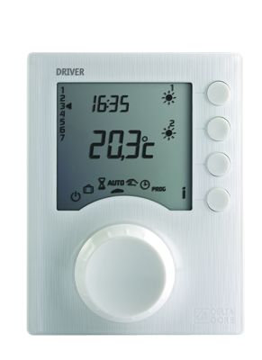 PROGRAMMATEUR DE 1 À 2 ZONES POUR CHAUFFAGE ÉLECTRIQUE FIL PILOTE - DRIVER 620