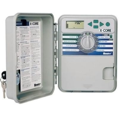 Programmateur extérieur 4 stations 3 programmes Hunter XC-401-E x-core