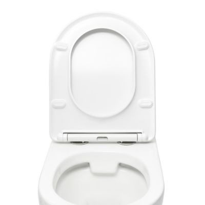 Project WC suspendu sans bride avec abatant softclose, blanc (SATWCPRO010RREXP)