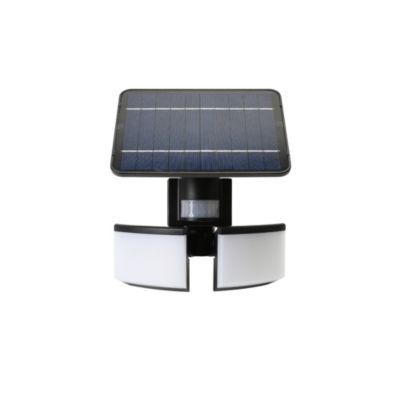 Projecteur à détection solaire Argeles IP44 11W 800lm blanc froid 15,8 x 25,4 cm