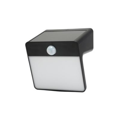 Projecteur à détection solaire Summerside LED intégrée 150lm 2.6W IP44 GoodHome noir