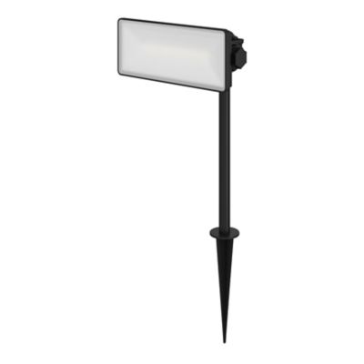 Projecteur à piquer Davern LED intégrée 2000lm IP65 GoodHome noir