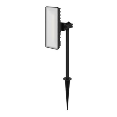 Projecteur à piquer Davern LED intégrée 2000lm IP65 GoodHome noir
