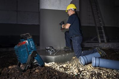Projecteur de chantier Boch 18V, 1900 lumens