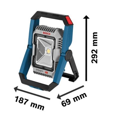 Projecteur de chantier Boch 18V, 1900 lumens