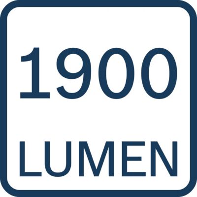 Projecteur de chantier Boch 18V, 1900 lumens