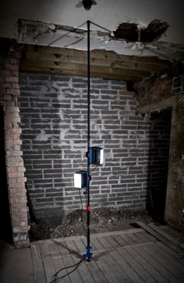 Projecteur de chantier double sur pied Erbauer 2000 lumens