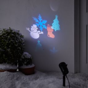 Projecteur de Noël LED 220 - 240 V pour usage intérieur ou extérieur