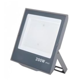 Projecteur Extérieur GRIS 200W IP65 - Blanc Chaud 2300K - 3500K - SILAMP