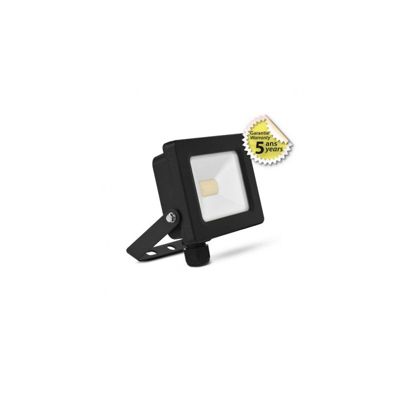 Projecteur Exterieur LED AC220/240V 10W 800lm 120 étanche IP65 IK07 126mmx44mm Noir - Blanc Naturel 4000K