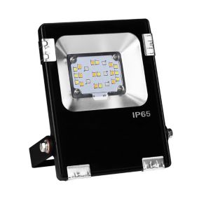 Projecteur LED 10W 1000lm 160 RadioFréquence 2,4GHz étanche IP65 107mm - RGB+CCT 2700K-6500K T05