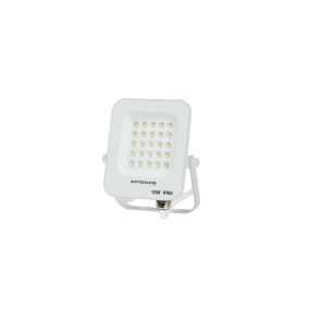 Projecteur LED 10W Blanc étanche IP65 900lm 66W Blanc Chaud 2700K