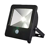 Projecteur LED à détection Blooma Carilo noir 30W