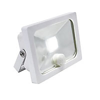 Projecteur LED à détection Blooma Manta blanc 10W
