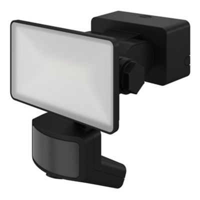 Projecteur LED à détection Davern 1000lm 10W IP65 GoodHome noir