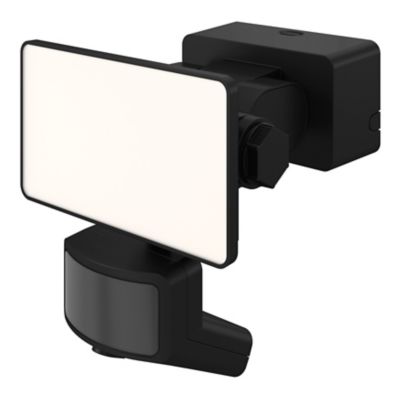 Projecteur LED à détection Davern 1000lm 10W IP65 GoodHome noir