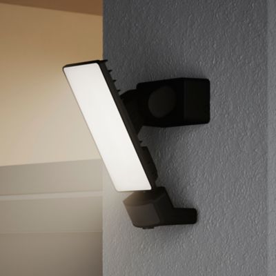 Projecteur LED à détection Davern 2000lm 20W IP65 GoodHome noir