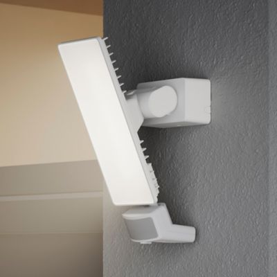 Projecteur LED à détection Davern 3000lm 30W IP65 GoodHome blanc