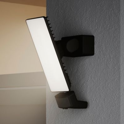 Projecteur LED à détection Davern 3000lm 30W IP65 GoodHome noir