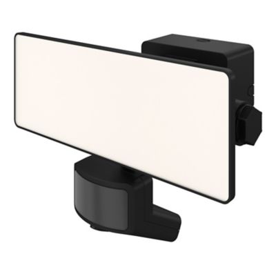 Projecteur LED à détection Davern 3000lm 30W IP65 GoodHome noir