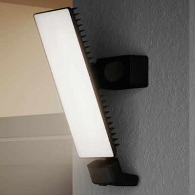 Projecteur LED à détection Davern 5000lm 50W IP65 GoodHome noir