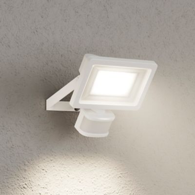 Projecteur LED à détection Lucan 2000lm 20W IP65 GoodHome blanc