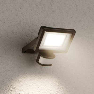 Projecteur LED à détection Lucan 2000lm 20W IP65 GoodHome noir