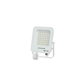 Projecteur LED avec Detecteur Blanc 30W étanche IP65 2700lm Blanc Chaud 3000K