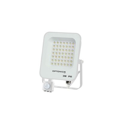 Projecteur LED avec Detecteur Blanc 30W étanche IP65 2700lm Blanc du Jour 6000K